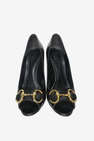 Gucci Patent Horsebit Pumps sz 5.5 - Designer pumps at The Find Luxury Resale - Vancouver, Canada