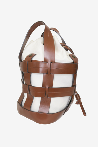Trademark Cooper Cage Bag - Designer Bucket bag at The Find Luxury Resale - Vancouver, Canada