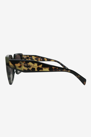 Prada Oversize Black/Tortoise Sunglasses - Designer sunglasses at The Find Luxury Resale - Vancouver, Canada