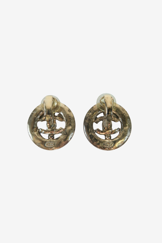 Chanel Vintage Clip-On Earrings - Designer Earrings at The Find Luxury Resale - Vancouver, Canada