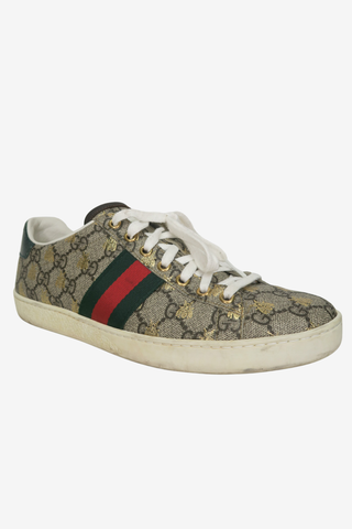 Gucci GG Logo Sneakers sz 39 - Designer Sneakers at The Find Luxury Resale - Vancouver, Canada
