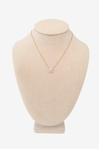 Tiffany & Co 18k Rose Gold Medium Victoria Pendant Necklace - Designer Necklace at The Find Luxury Resale - Vancouver, Canada