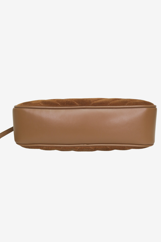 Saint Laurent Suede Lou Lou Camera Bag - Designer handbag at The Find Luxury Resale - Vancouver, Canada