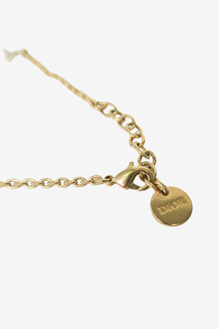 Christian Dior Logo Bracelet - Designer Earrings at The Find Luxury Resale - Vancouver, Canada