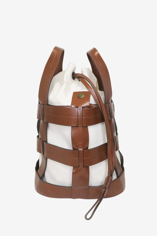 Trademark Cooper Cage Bag - Designer Bucket bag at The Find Luxury Resale - Vancouver, Canada