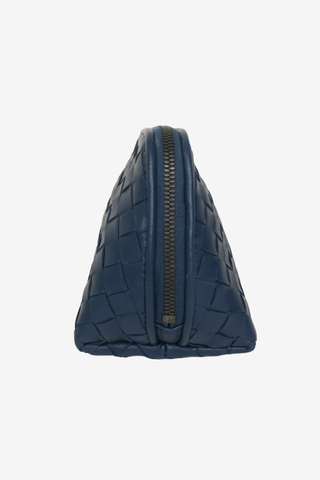 Bottega Veneta Nappa Intrecciato Cosmetic Pouch - Designer Handbags at The Find Luxury Resale - Vancouver, Canada
