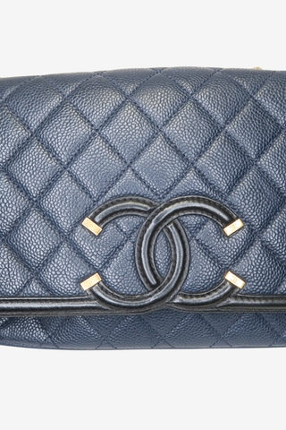 Chanel Medium Filigree Flap Bag - Designer handbag at The Find Luxury Resale - Vancouver, Canada