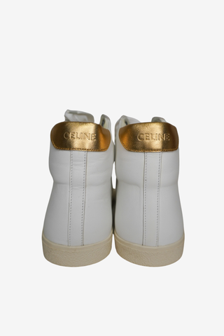 Celine White High Top Sneakers sz 38