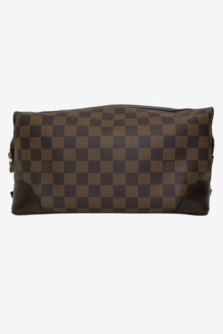 Louis Vuitton Damier Ebene Vaslav Toiletry Pouch - Designer Handbags at The Find Luxury Resale - Vancouver, Canada