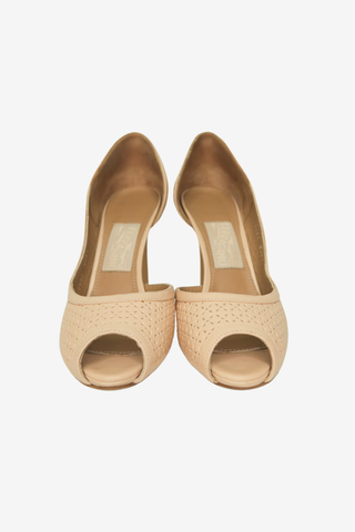 Ferragamo Leather Pump sz 9 - Designer shoes at The Find Luxury Resale - Vancouver, Canada