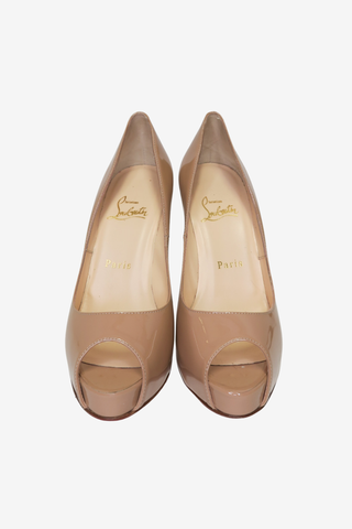 Christian Louboutin Open Toe Pumps sz 37 - Designer pumps at The Find Luxury Resale - Vancouver, Canada