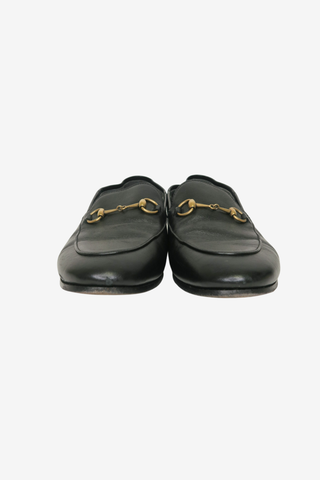 Gucci Horsebit Accent Leather Loafers sz 39.5 - Designer Loafers at The Find Luxury Resale - Vancouver, Canada