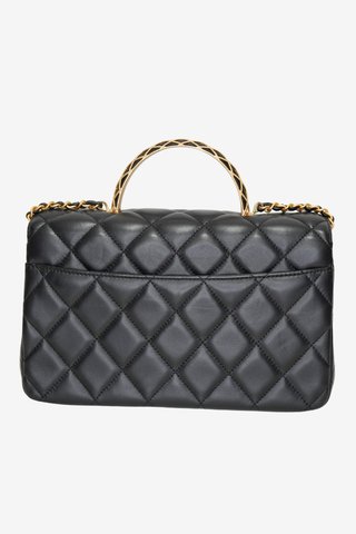 Chanel Quilted Top Handle Bag - Designer Handbags at The Find Luxury Resale - Vancouver, Canada
