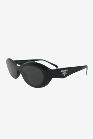 Prada Black Oval Cat Eye - Designer sunglasses at The Find Luxury Resale - Vancouver, Canada