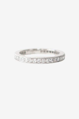 Tiffany & Co. Platinum Diamond Eternity Band - Designer Rings at The Find Luxury Resale - Vancouver, Canada