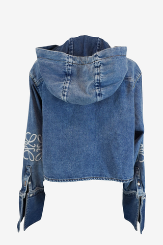 Loewe Denim Hooded Shirt sz 34