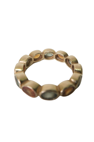 18K Sapphire Multi-Color Eternity Band - Designer Accessories at The Find Luxury Resale - Vancouver, Canada