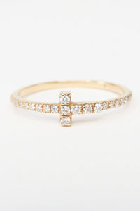 Tiffany & Co. 18K Diamond Wire Band Ring