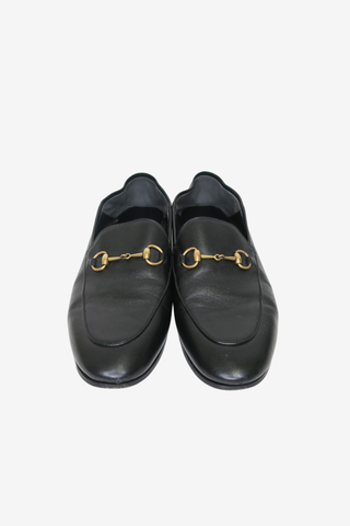Gucci Horsebit Accent Leather Loafers sz 39.5 - Designer Loafers at The Find Luxury Resale - Vancouver, Canada