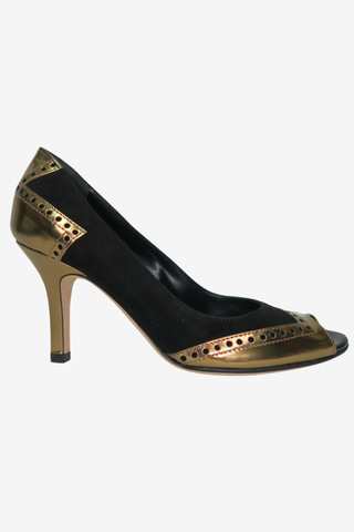 Gucci Open Toe Pumps sz 35 - Designer pumps at The Find Luxury Resale - Vancouver, Canada