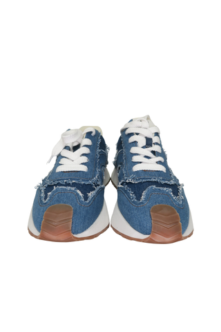 Ajoy Sahu Denim Sneakers sz 38 - Designer Sneakers at The Find Luxury Resale - Vancouver, Canada