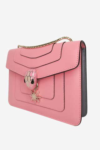 Bvlgari Christmas Limited Edition Pink Serpenti Bag - Designer Handbags at The Find Luxury Resale - Vancouver, Canada