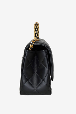 Chanel Quilted Top Handle Bag - Designer Handbags at The Find Luxury Resale - Vancouver, Canada