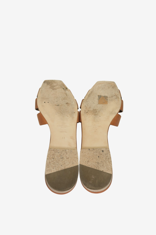 Saint Laurent Leather Slides sz 41 - Designer shoes at The Find Luxury Resale - Vancouver, Canada