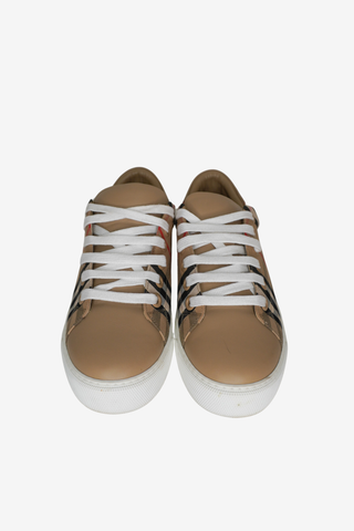 Burberry Check Sneakers sz 37.5