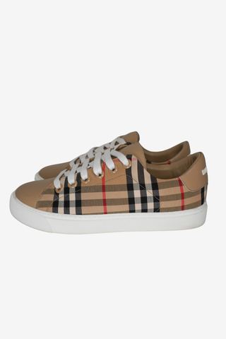 Burberry Check Sneakers sz 37.5