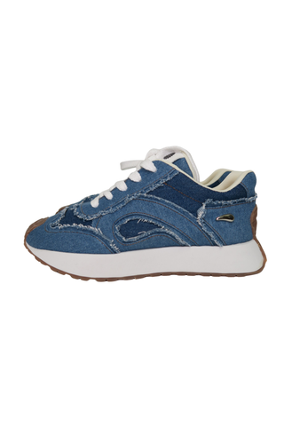 Ajoy Sahu Denim Sneakers sz 38 - Designer Sneakers at The Find Luxury Resale - Vancouver, Canada