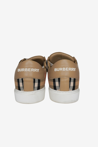 Burberry Check Sneakers sz 37.5