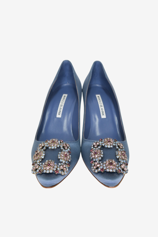 Manolo Blahnik Hangisi Pumps sz 37 - Designer pumps at The Find Luxury Resale - Vancouver, Canada
