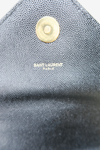 Saint Laurent Chevron Envelope Bag - Designer Handbag at The Find Luxury Resale - Vancouver, Canada