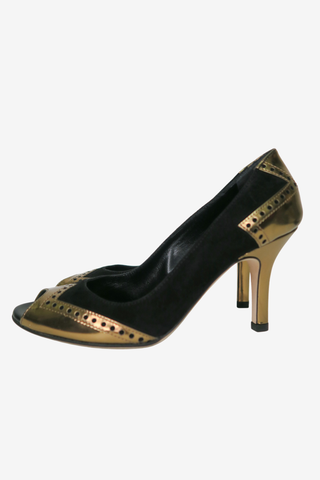 Gucci Open Toe Pumps sz 35 - Designer pumps at The Find Luxury Resale - Vancouver, Canada