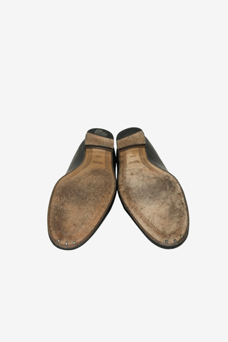 Gucci Horsebit Accent Leather Loafers sz 39.5 - Designer Loafers at The Find Luxury Resale - Vancouver, Canada