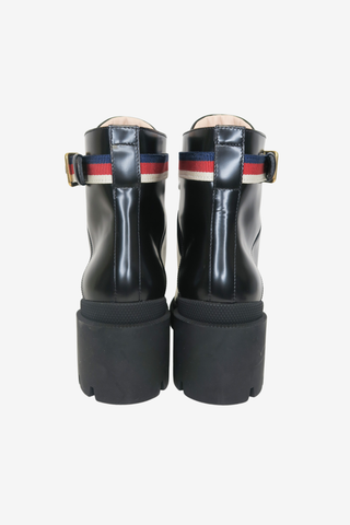 Gucci Lace Up Boots Sz 38 - Designer shoes at The Find Luxury Resale - Vancouver, Canada