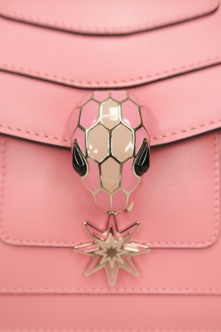 Bvlgari Christmas Limited Edition Pink Serpenti Bag - Designer Handbags at The Find Luxury Resale - Vancouver, Canada