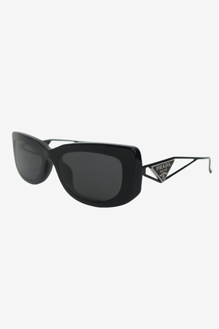 Prada Rectangle Wire Side Sunglasses - Designer sunglasses at The Find Luxury Resale - Vancouver, Canada