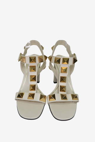 Valentino White Sandals sz 39.5 - Designer heels at The Find Luxury Resale - Vancouver, Canada