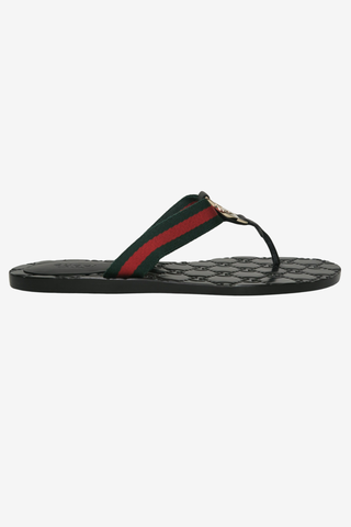 Gucci GG Flip Flops sz 35 - Designer shoes at The Find Luxury Resale - Vancouver, Canada