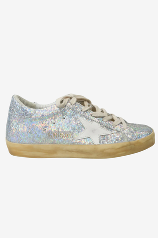 Golden Goose Glitter Accents Sneakers sz 38 - Designer Sneakers at The Find Luxury Resale - Vancouver, Canada