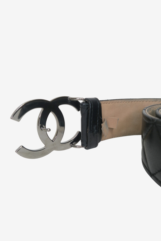 Chanel Interlocking CC Logo Waist Belt sz 90 - Designer belt at The Find Luxury Resale - Vancouver, Canada
