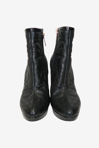 Christian Dior Cannage Ankle Boots Sz 36 - Designer shoes at The Find Luxury Resale - Vancouver, Canada