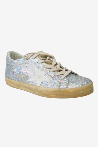 Golden Goose Glitter Accents Sneakers sz 38 - Designer Sneakers at The Find Luxury Resale - Vancouver, Canada