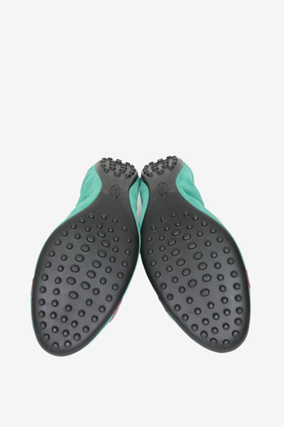 Tod's Suede Ballet Flats sz 37.5 - Designer shoes at The Find Luxury Resale - Vancouver, Canada