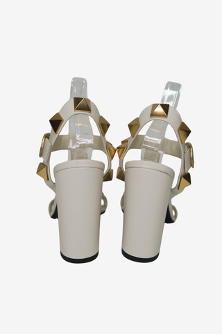 Valentino White Sandals sz 39.5 - Designer heels at The Find Luxury Resale - Vancouver, Canada