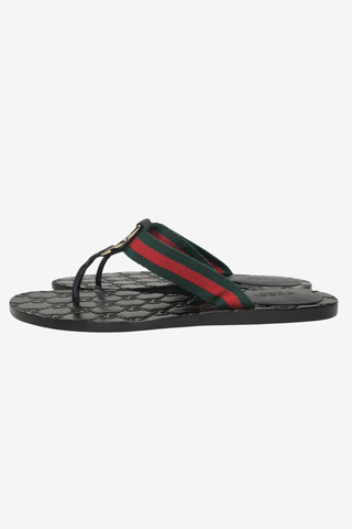Gucci GG Flip Flops sz 35 - Designer shoes at The Find Luxury Resale - Vancouver, Canada