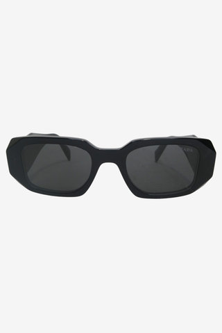 Prada Black Rectangle Sunglasses - Designer sunglasses at The Find Luxury Resale - Vancouver, Canada