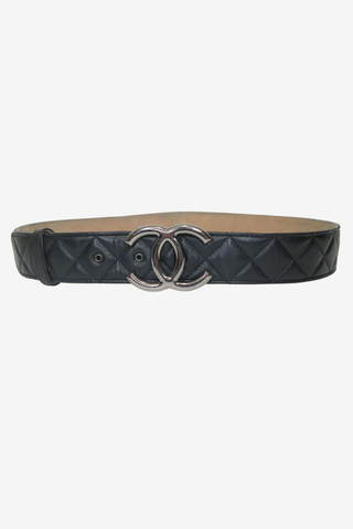 Chanel Interlocking CC Logo Waist Belt sz 90 - Designer belt at The Find Luxury Resale - Vancouver, Canada